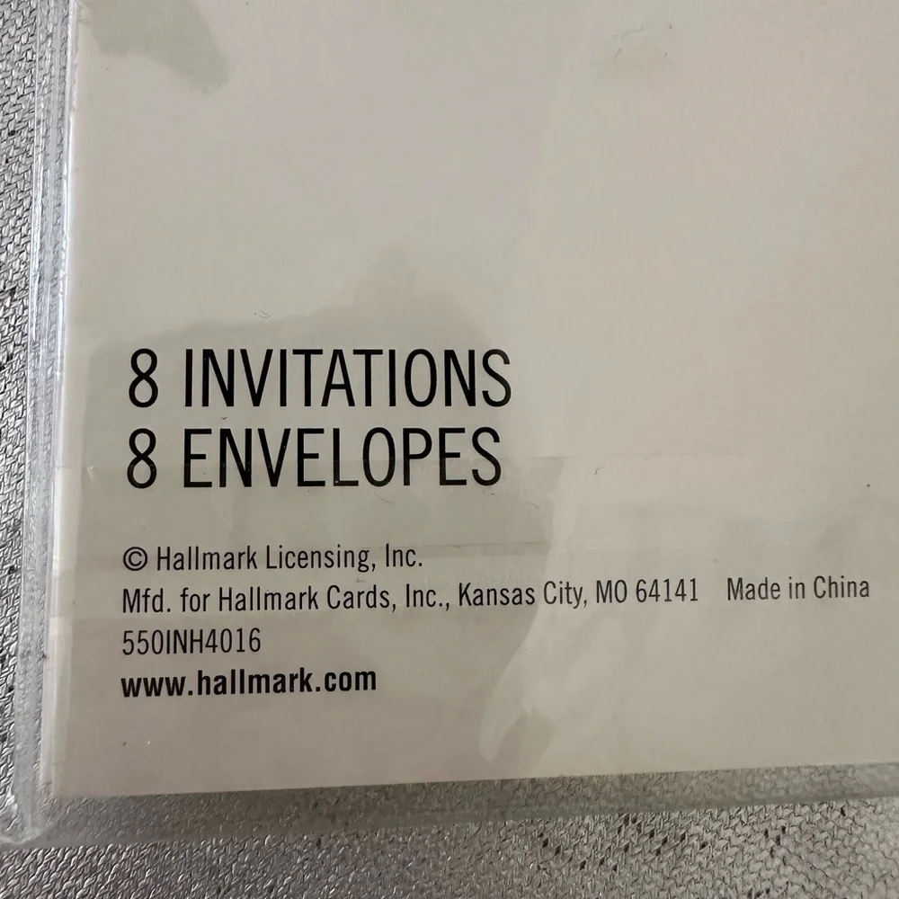 NWT 2 of Vintage Party Express from Hallmark, 8 Invitations 8 Envelopes Floral